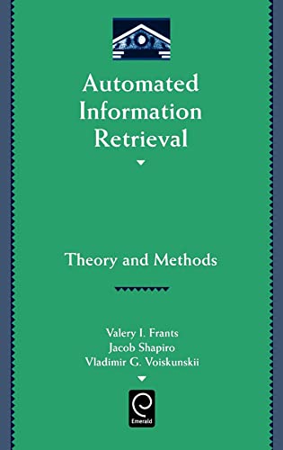 Stock image for Automated Information Retrieval: Theory and Methods (Library and Information Science, 97) for sale by Hippo Books