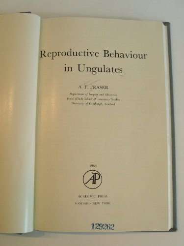 9780122664502: Reproductive Behaviour in Ungulates