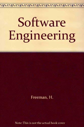 Software Engineering (9780122671609) by Freeman, H.