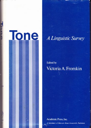 Imagen de archivo de Tone: A Linguistic Survey a la venta por Lot O'Books