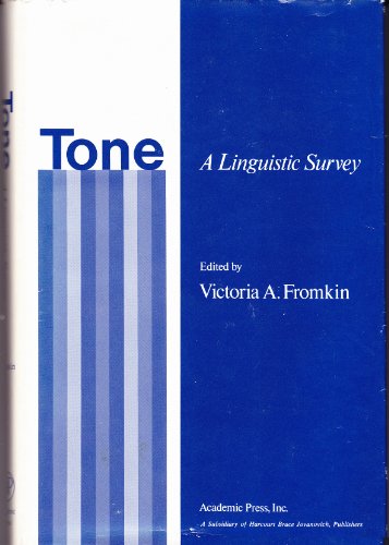 Stock image for Tone: A Linguistic Survey for sale by Lot O'Books