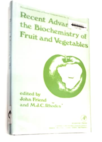 9780122684203: Recent Advances in the Biochemistry of Fruits and Vegetables