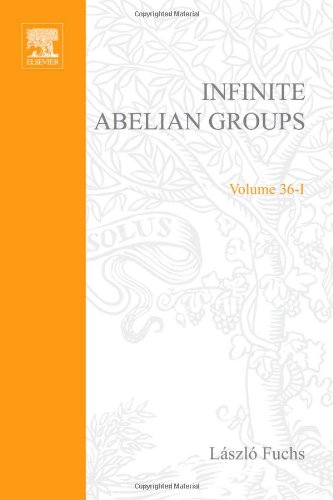 Imagen de archivo de Infinite Abelian Groups, Volume 1, Volume 36-I (Pure and Applied Mathematics) a la venta por Crestview Books