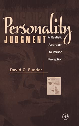 Stock image for Personality Judgment: A Realistic Approach to Person Perception for sale by Reader's Corner, Inc.