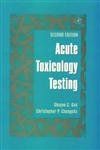 Stock image for Acute Toxicology Testing for sale by Better World Books: West