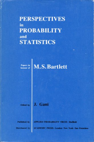 Imagen de archivo de Perspectives in Probability and Statistics: Papers in Honour of M.S.Bartlett a la venta por Anybook.com