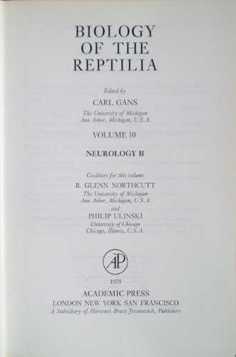 Stock image for Biology of the Reptilia Vol. 10 : Neprology B for sale by Better World Books