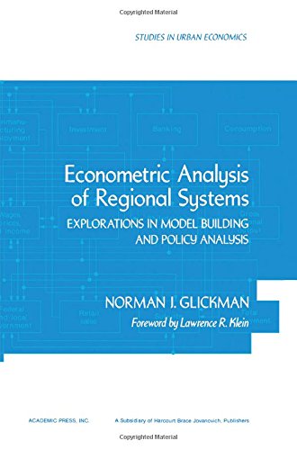 Stock image for Econometric Analysis of Regional Systems: Explorations in Model Building for sale by NEPO UG