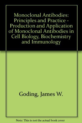 Imagen de archivo de Monoclonal Antibodies: Principles and Practice - Production and Application of Monoclonal Antibodies in Cell Biology, Biochemistry and Immunology a la venta por Ashworth Books