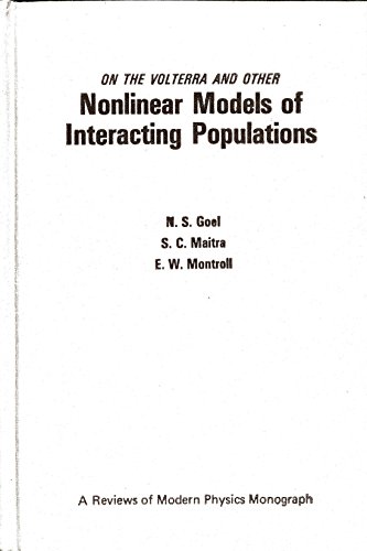 Imagen de archivo de On the Volterra and Other Nonlinear Models of Interacting Populations a la venta por HPB-Red