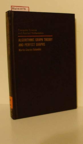 Stock image for Algorithmic Graph Theory and Perfect Graphs for sale by Feldman's  Books