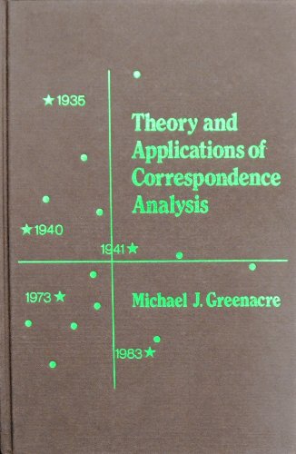 9780122990502: Theory and Applications of Correspondence Analysis