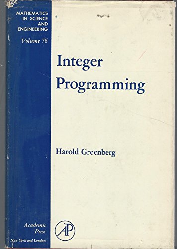 Stock image for Integer Programming for sale by George Cross Books