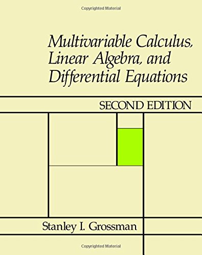 Stock image for Multivariable calculus, linear algebra, and differential equations for sale by savehere619