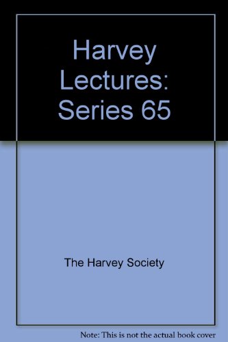9780123120656: Harvey Lectures: Series 65