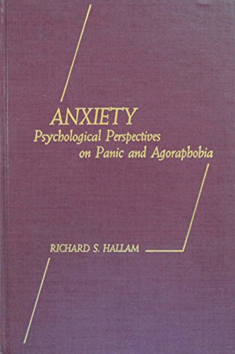 Stock image for Anxiety: Psychological Perspectives on Panic and Agoraphobia for sale by HPB-Red