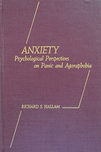 9780123196200: Anxiety: Psychological Perspectives on Panic and Agoraphobia