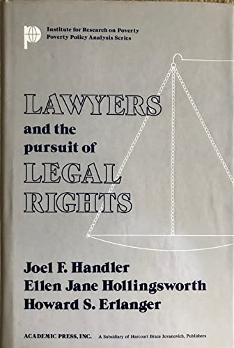 Beispielbild fr Lawyers and the Pursuit of Legal Right zum Verkauf von Better World Books
