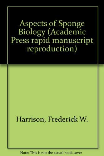 9780123279507: Aspects of Sponge Biology