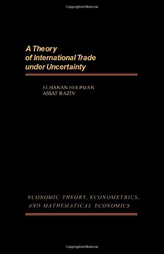 Beispielbild fr A Theory of International Trade under Uncertainty zum Verkauf von Better World Books