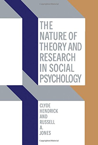 Beispielbild fr Nature of Theory and Research in Social Psychology zum Verkauf von Wonder Book