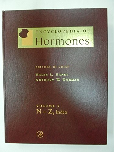 Stock image for Encyclopedia of Hormones, Three-Volume Set: Encyclopedia of Hormones, Volume 3 for sale by dsmbooks