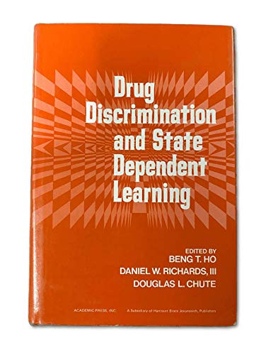 Beispielbild fr Drug Discrimination and State Dependent Learning zum Verkauf von Better World Books