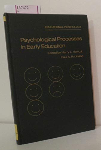 Stock image for Psychological Processes in Early Education for sale by NEPO UG