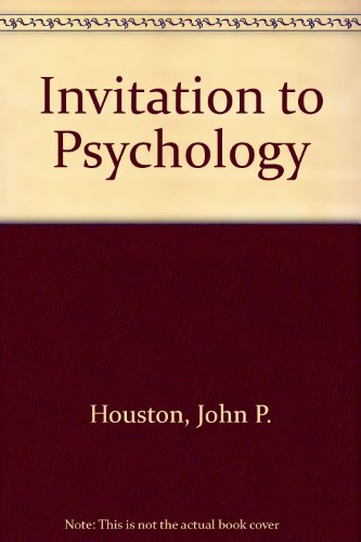 9780123568601: Invitation to psychology