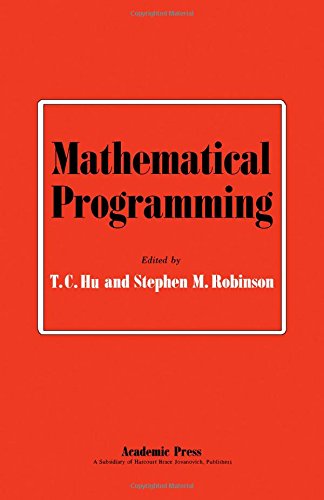 Imagen de archivo de Mathematical Programming. Proceedings of an Advanced Seminar Conducted by the Mathematics . September 11-13, 1972 a la venta por Zubal-Books, Since 1961