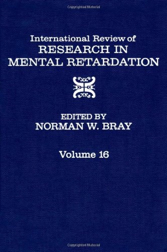 Stock image for International Review of Research in Mental Retardation (Volume 16) for sale by Haaswurth Books