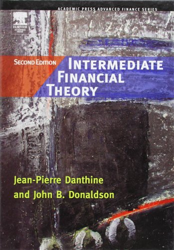 Beispielbild fr Intermediate Financial Theory (Academic Press Advanced Finance) (Academic Press Advanced Finance Series) zum Verkauf von WorldofBooks