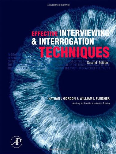 Imagen de archivo de Effective Interviewing and Interrogation Techniques a la venta por KuleliBooks