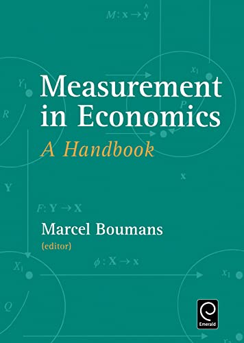 Stock image for Measurement in economics a handbook for sale by MARCIAL PONS LIBRERO