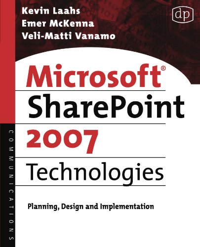 Beispielbild fr Microsoft SharePoint 2007 Technologies: Planning, Design and Implementation zum Verkauf von Iridium_Books