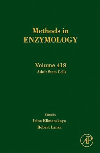 Stock image for Methods in Enzymology: Adult Stem Cells (Volume 419) for sale by Anybook.com