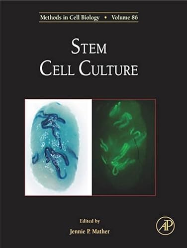 Stock image for Stem Cell Culture: Methods in Cell Biology, Volume 86 for sale by The Book Exchange