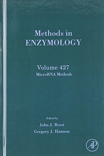 Imagen de archivo de Methods in Enzymology: Microrna Methods (Volume 427) a la venta por Anybook.com