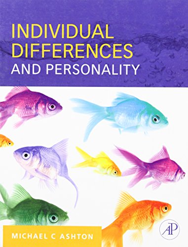 Beispielbild fr Individual Differences and Personality zum Verkauf von Anybook.com