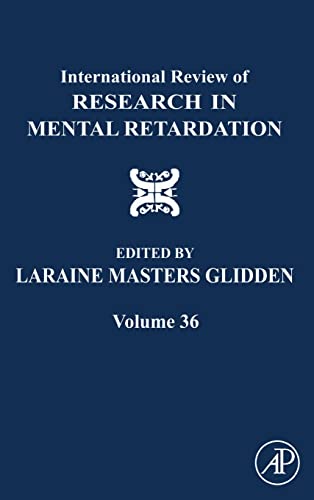 Beispielbild fr International Review of Research in Mental Retardation; Volume 36 zum Verkauf von Ria Christie Collections