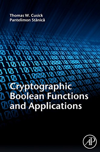 Stock image for Cryptographic Boolean Functions and Applications, for sale by Chiron Media
