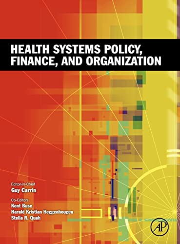 Imagen de archivo de Health Systems Policy, Finance, and Organization a la venta por Patrico Books