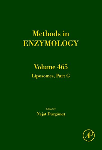 Imagen de archivo de Methods in Enzymology: Liposomes, Part G (Volume 465) a la venta por Anybook.com