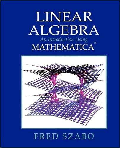 Imagen de archivo de Linear Algebra with Mathematica: An Introduction Using Mathematica a la venta por Chiron Media