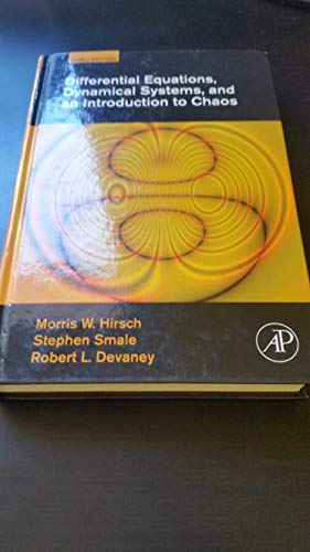 Stock image for Differential Equations, Dynamical Systems, and an Introduction to Chaos (3rd Ed.) for sale by BMV Bloor