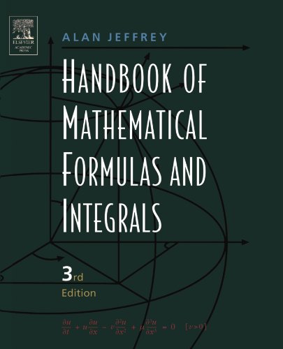 9780123822567: Handbook of Mathematical Formulas and Integrals: 3nd Edition