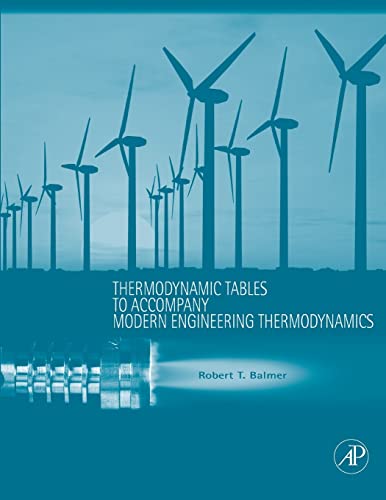 Beispielbild fr Thermodynamic Tables to Accompany Modern Engineering Thermodynamics zum Verkauf von Brook Bookstore On Demand