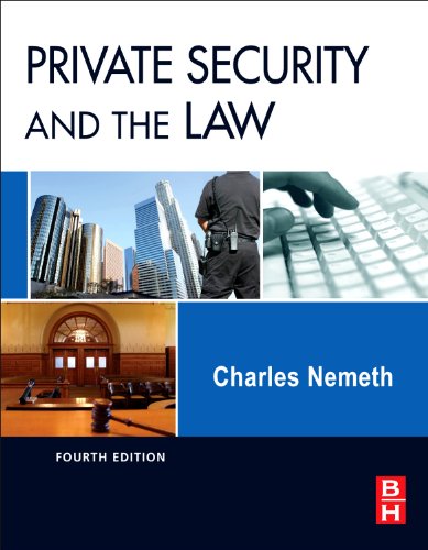 Imagen de archivo de Private Security and the Law a la venta por ThriftBooks-Dallas