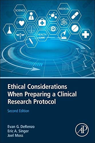 Beispielbild fr Ethical Considerations When Preparing a Clinical Research Protocol: Ethical Considerations zum Verkauf von Books Unplugged