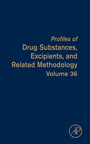 Beispielbild fr Profiles of Drug Substances, Excipients, and Related Methodology (Volume 36) zum Verkauf von Anybook.com